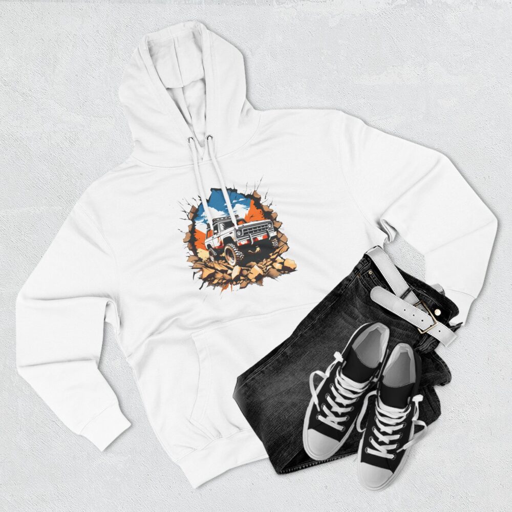 Three-Panel Fleece Hoodie - Image 4