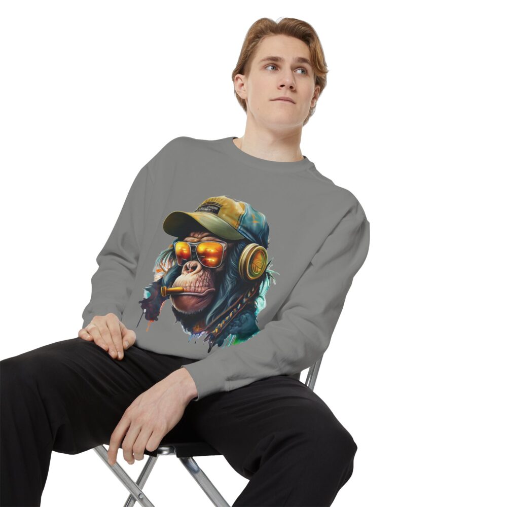 Unisex Garment-Dyed Sweatshirt - Image 30