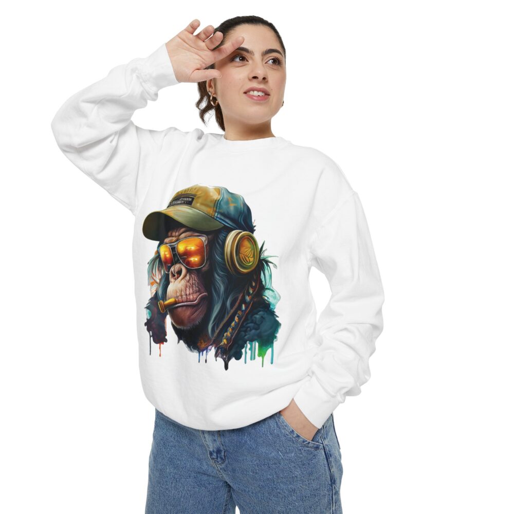 Unisex Garment-Dyed Sweatshirt - Image 8
