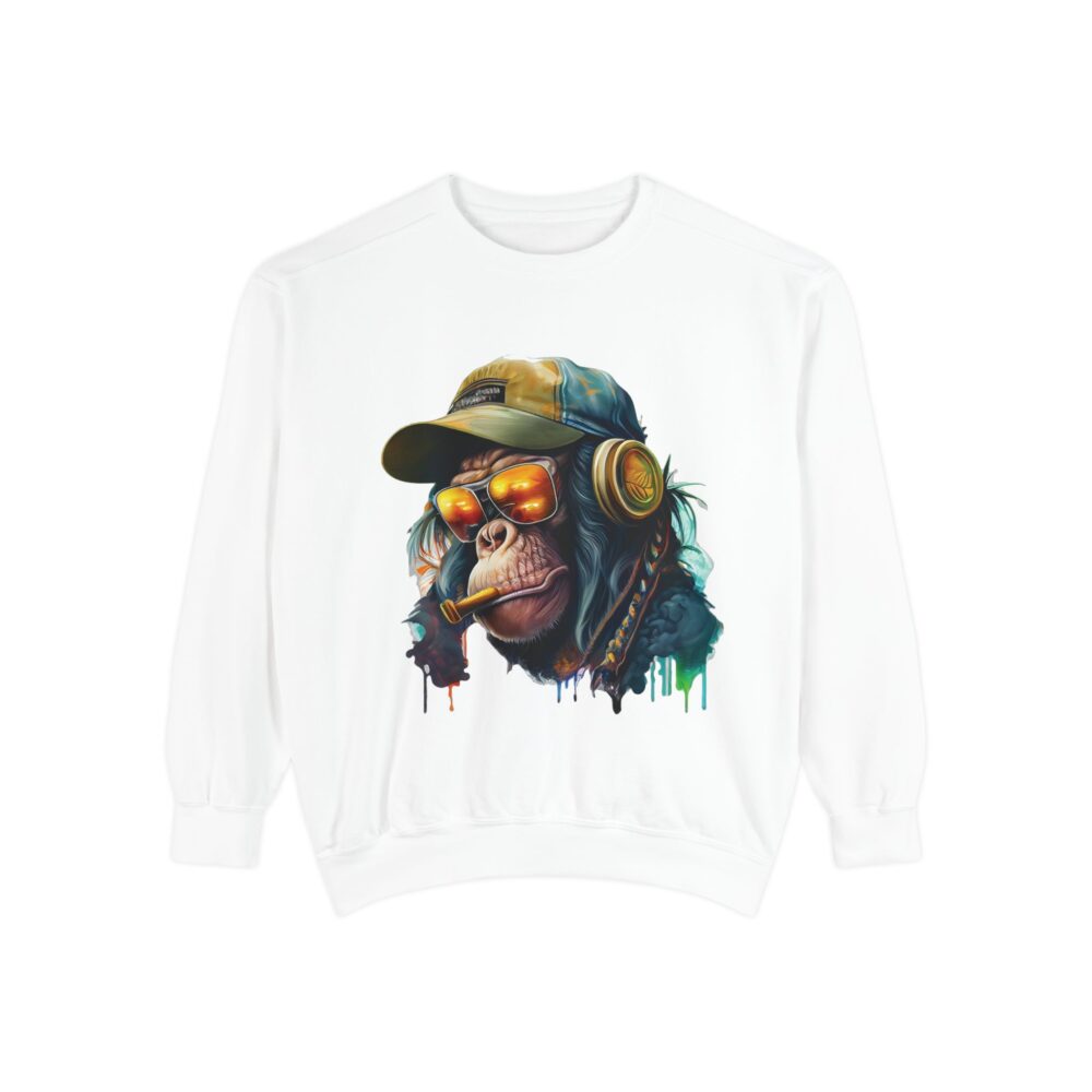 Unisex Garment-Dyed Sweatshirt - Image 6