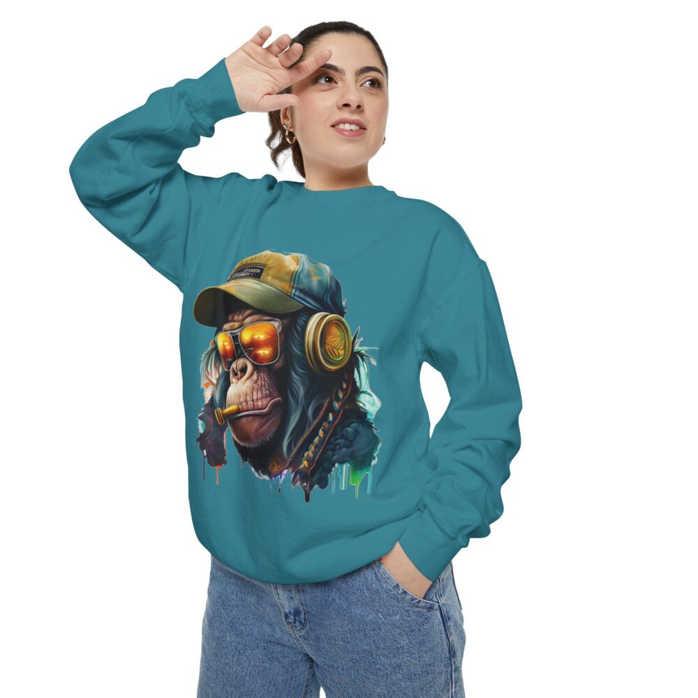 Unisex Garment-Dyed Sweatshirt - Image 18